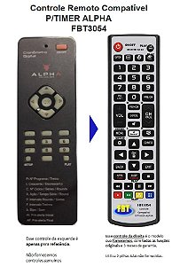 Controle Remoto Compatível Cronômetro Digital BoxClock FBT3054
