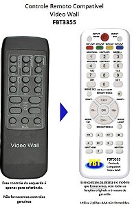 Controle Remoto Compatível Vídeo Wall FBT3355