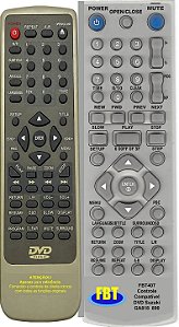 Controle compatível DVD Suzuki GA818 890