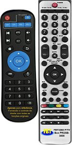 Controle Remoto Compatível P/Smart TV BOX PROSB-3000 FBT3360