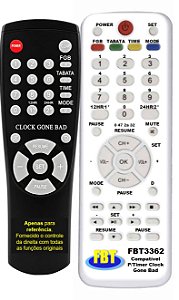 Controle Remoto Compatível P/Timer Clock Gone Bad FBT3362