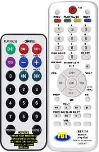 Controle Remoto Compatível CAIXA AMP FRAHM CM650BT