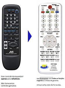 Controle Remoto Compatível P/ JVC SOM RM-SED402TXU FBT3384