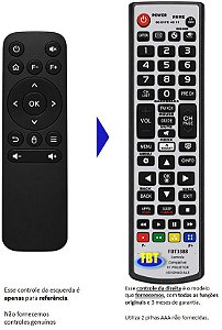 Controle Remoto Compatível P/ PROJETOR VEVSHAO A15 FBT3388