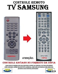 Controle Remoto Compatível - para TV SAMSUNG
