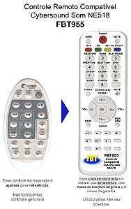 Controle Remoto Compatível para MP3 RADIO Automotivo CYBERSound