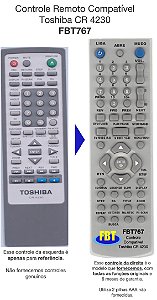 Controle Remoto Compatível - para Home THEATER SEMP TOSHIBA CR-4230