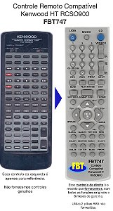 Controle Remoto Compatível - para Home THEATER KENWOOD RCS0900 FBT747