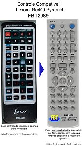 Controle Remoto Compatível - Home THEATER Lenoxx RC 409