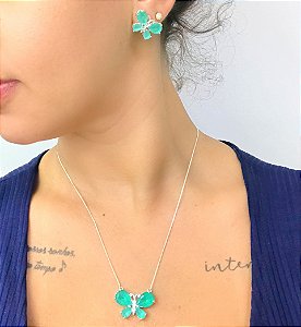 Conjunto Borboleta Tiffany