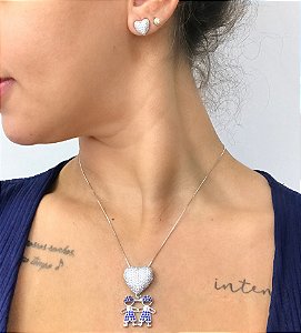 Conjunto Coração 2 filhos