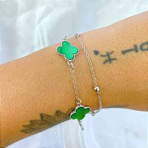 Pulseira Trevo Verde
