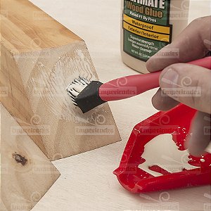 Bandeja de Silicone e Pincéis para Cola - Rivertools