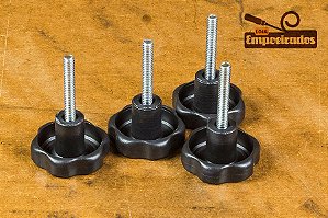 Manípulos Macho 1/4" - Kit com 4 peças