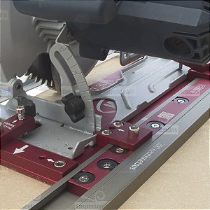 Trilho Guia 1,5m + Base Universal para Serra Manual - LCM