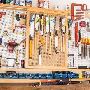 Painel de Ferramentas Empoeirados - Projeto em PDF Passo a Passo