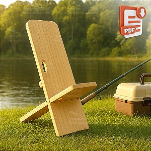 Cadeira Viking Pesca e Camping - Projeto em PDF Passo a Passo