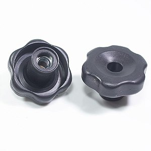 Manípulo Fêmea com Rosca 1/4" VAZADO - Kit com 10 unidades