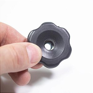 Manípulo Fêmea com Rosca 5/16" VAZADO - Kit com 10 unidades