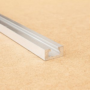 Trilho T-Track em Alumínio 45cm - 01 peça (sem furos e anodização) - Rivertools