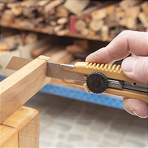 Estilete com Lâmina Serrilhada Japonesa - NT Cutter SAW