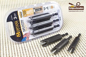 Kit de Brocas Cortadoras para Tapa Furos e Plugs com 3 peças - MB-65823 - Montana