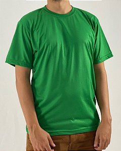 Camiseta Verde Bandeira, 100% Poliéster