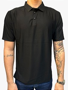 Camiseta Polo Tech Preta
