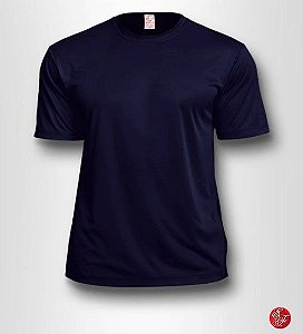 Camiseta Infantil Azul Marinho - 100% Poliéster