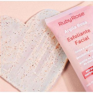 Esfoliante facial - Argila Rosa - Ruby Rose