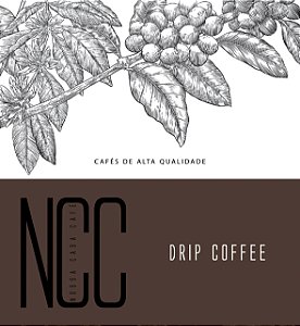 DRIP COFFEE NCC - CAIXA COM 50 UNIDADES - Solução incrível.