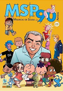 Livro MSP 90 - Mauricio de Sousa Por 90 Artistas