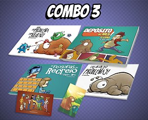 COMBO 3 - Depósito do Wes! - O Livro + As Filosofias de Recreio de Paulo e Wes + Cada Um com Seus Problemas! + (Nem) Todo Problema Tem Solução! + 2 Ímãs