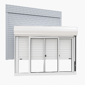 Janela de Correr 2 Folhas Persiana Integrada Branco - 120x140