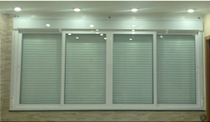Janela com Persiana Integrada em Alumínio 4 Folhas Branco - 100x200