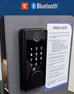 Fechadura Digital  Sobrepor Premium com Wifi Prolock
