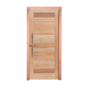 Porta Pivotante de Madeira Maciça Externa Direita - 210x100