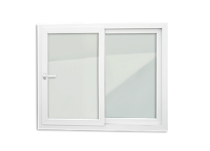 Janela PVC 2 Folhas com Cremona Redução Acústica - 100x120