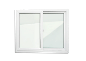 Janela PVC 2 Folhas Móveis Redução Acústica - 120x150