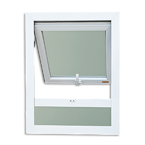 Maxim-Ar de Pvc Acústica 1 Seção Branco - 80x60