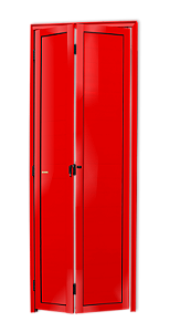 Porta camarão de alumínio vermelho Direita - 210x70