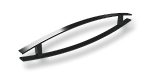 Puxador Dubai Preto - 80 cm