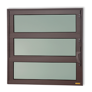 Vitro Basculante Maxx Vidro Mini Boreal Marrom Corten - 60x40