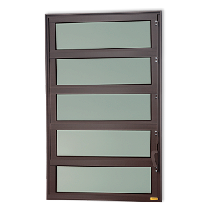 Vitro Basculante Maxx Vidro Mini Boreal Marrom Corten - 100x60