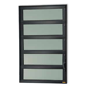 Vitro Basculante Maxx Vidro Mini Boreal Preto - 100x100