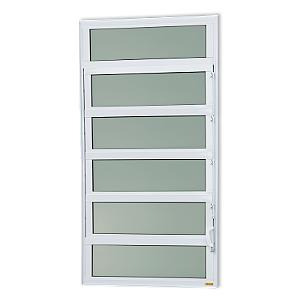 Vitro Basculante Maxx Vidro Mini Boreal Branco - 120x60