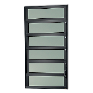 Vitro Basculante Maxx Vidro Mini Boreal Preto - 100x40
