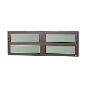 Vitro Basculante Maxx Vidro Mini Boreal Marrom Corten - 40x150