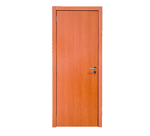 Kit Porta de Madeira Interno com Batente Mogno Direita - 210x60