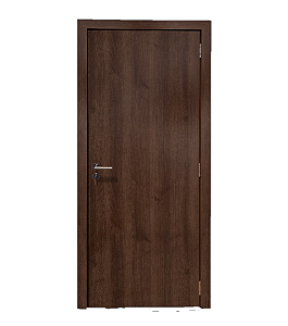 Kit Porta de Madeira Interno com Batente Imbuia Esquerda - 210x70
